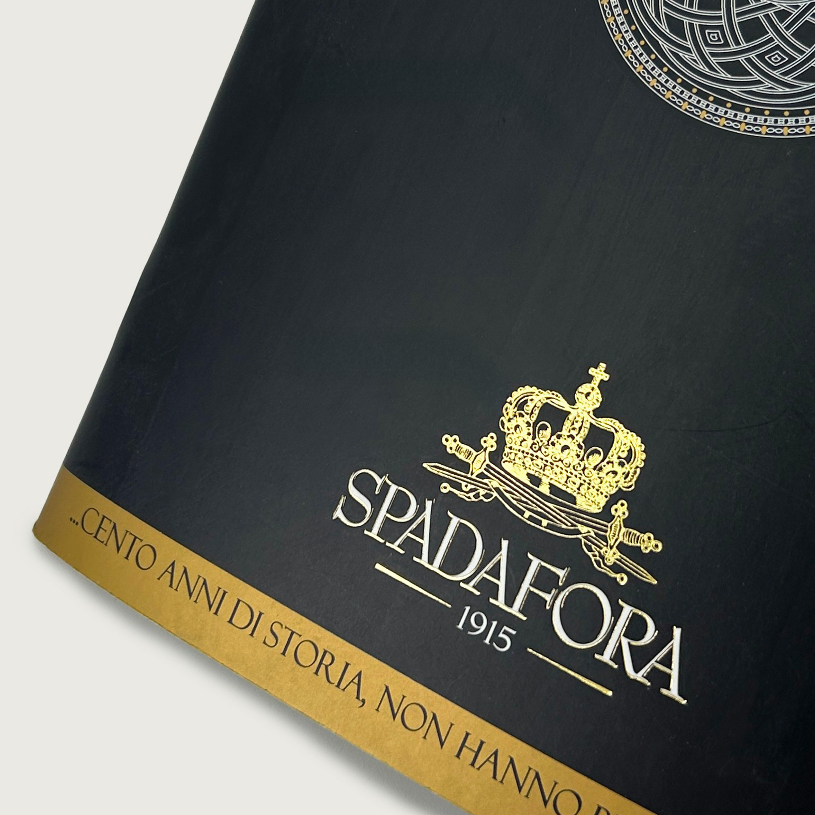 Brochure per il vino di Spadafora 1915 - Dettagli esterno