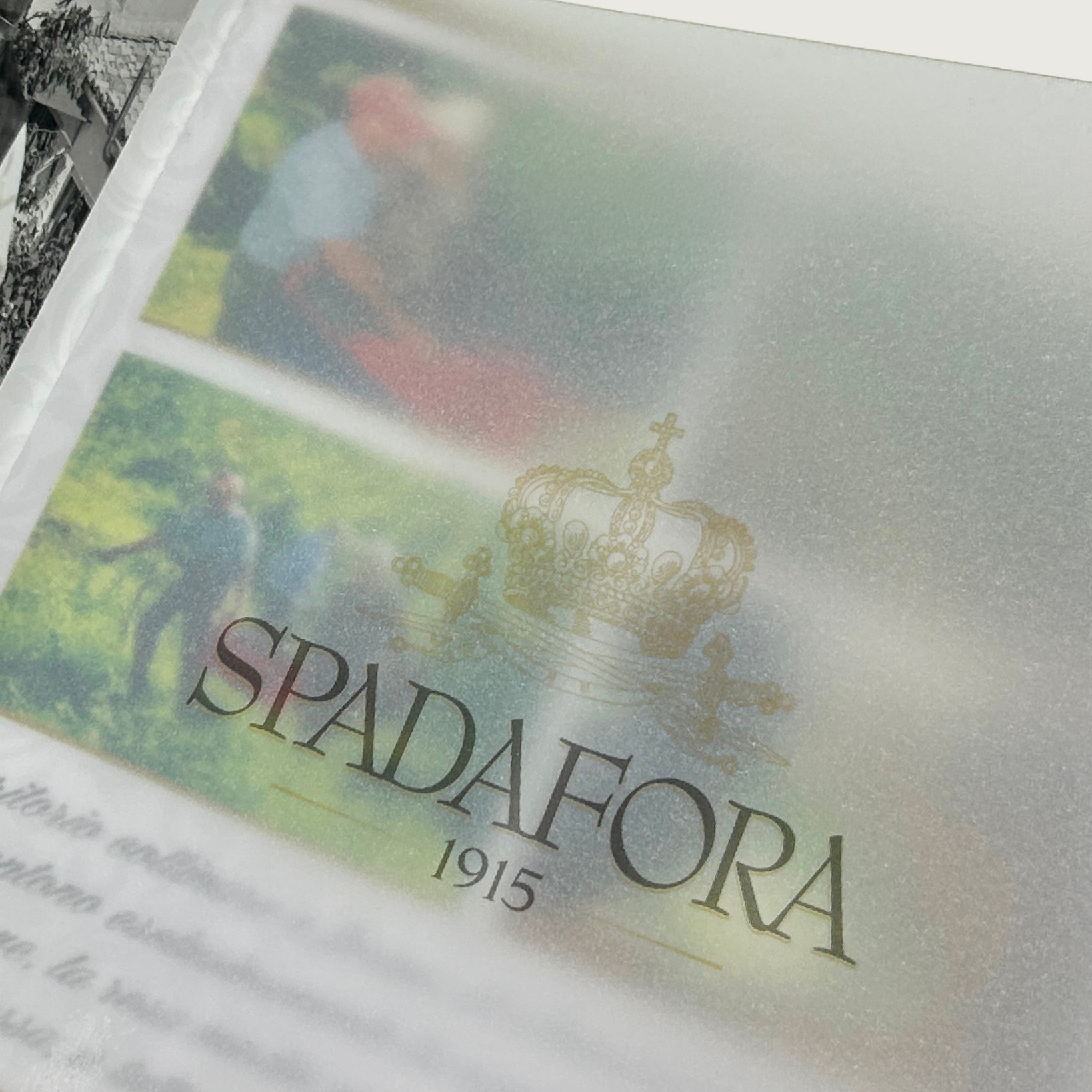 Brochure per il vino di Spadafora 1915 - Dettagli interni